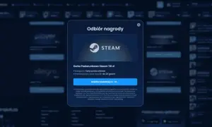 Okno dialogowe z logo Steam i informacją o karcie podarunkowej na 110 zł.