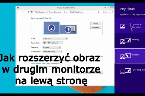 Jak zrobić dwa ekrany na laptopie i monitorze bez problemów?