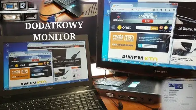 Zdjęcie Jak podłączyć dwa monitory do komputera z jednym HDMI bez problemów